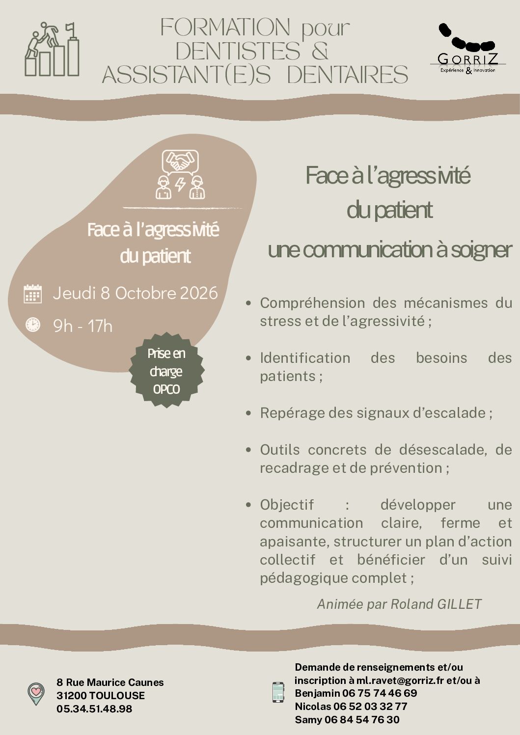GORRIZ_Formation Face à l'agressivité du patient